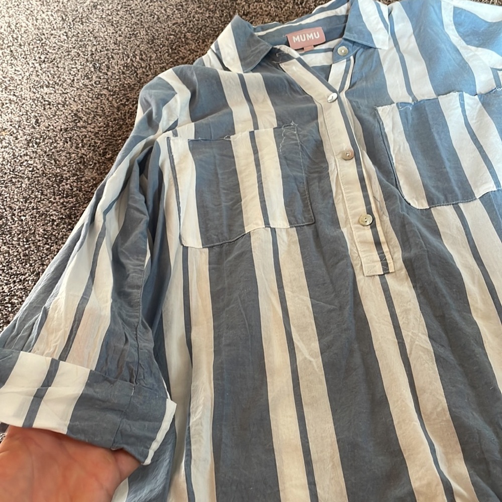 Striped Button Down - image 4